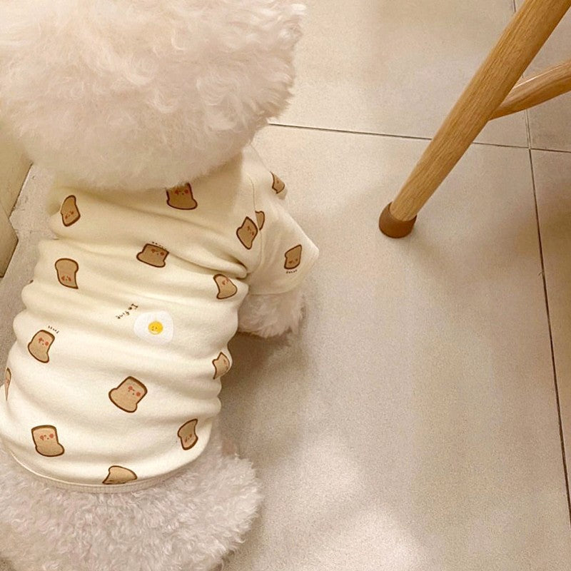 Pet Thin Toast Bottom Shirt