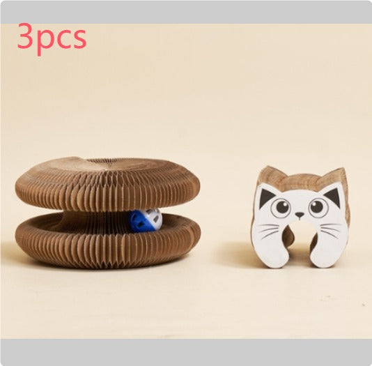 Cat Corrugated Cardboard Scratcher Board