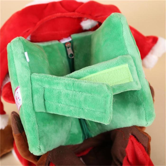 Santa Gift Box Pet Costume for Dogs - Winter Outfit