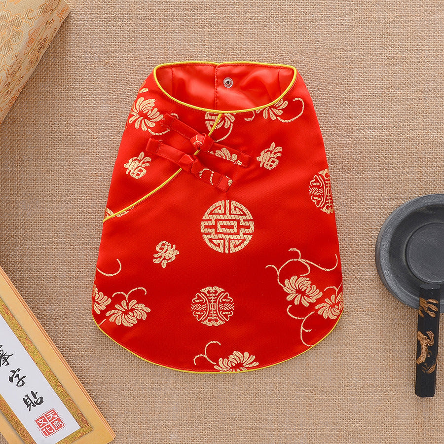 Winter Thickened Warm Dog Tang Suit Clothing