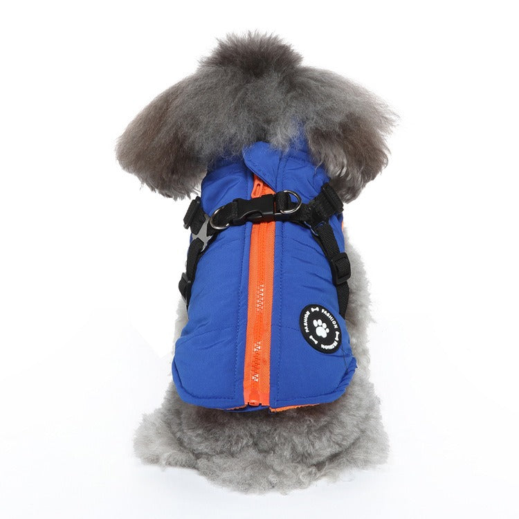 Pet Chest Strap Cotton Padded Jacket