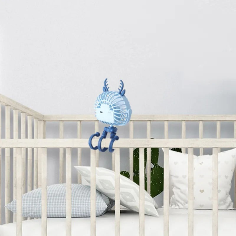 500mAh USB Rechargeable Mini Stroller Fan