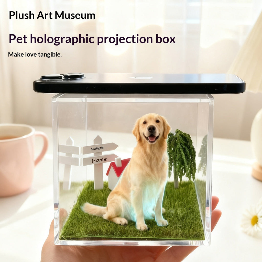 DIY Holographic Memorial Projection Box for Pets