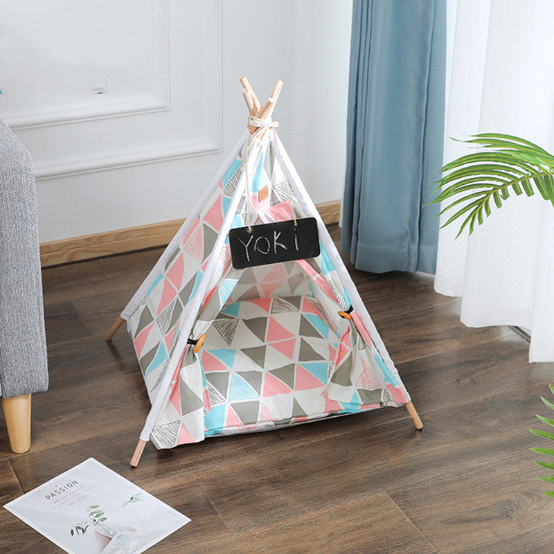 Removable Washable Canvas Dog Tent Kennel