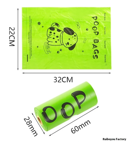 Biodegradable Pet Waste Bag Roll Packs