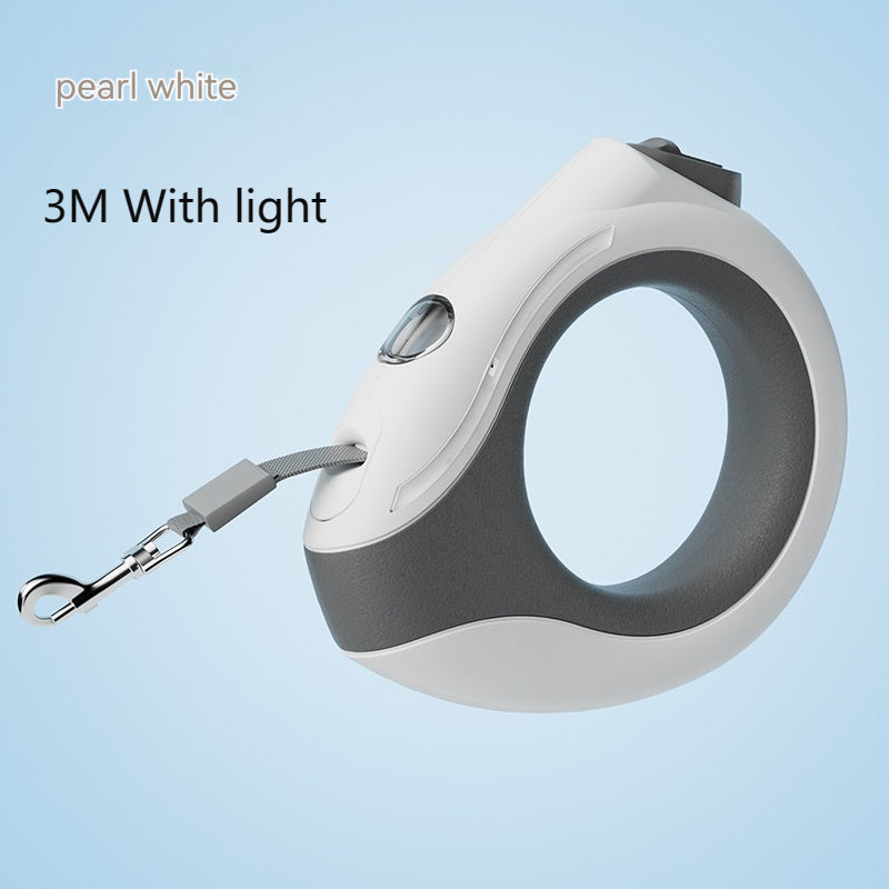 Luminous Automatic Retractable Dog Leash with Light