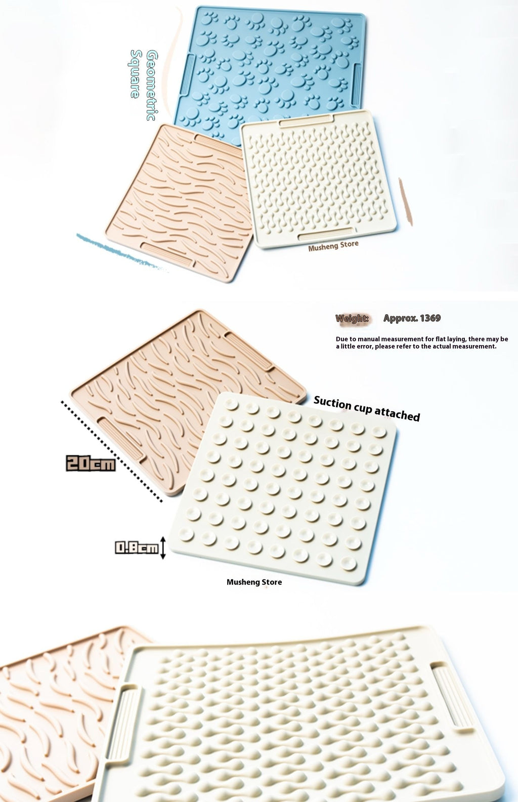 Silicone Dog Lick Slow Feeder Mat