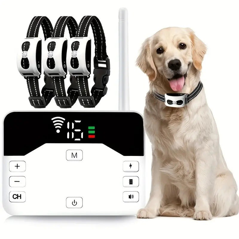 Wireless Dog Fence & Bark Control Collar