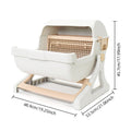 Open Tilting Cat Toilet Extra Large Litter Box