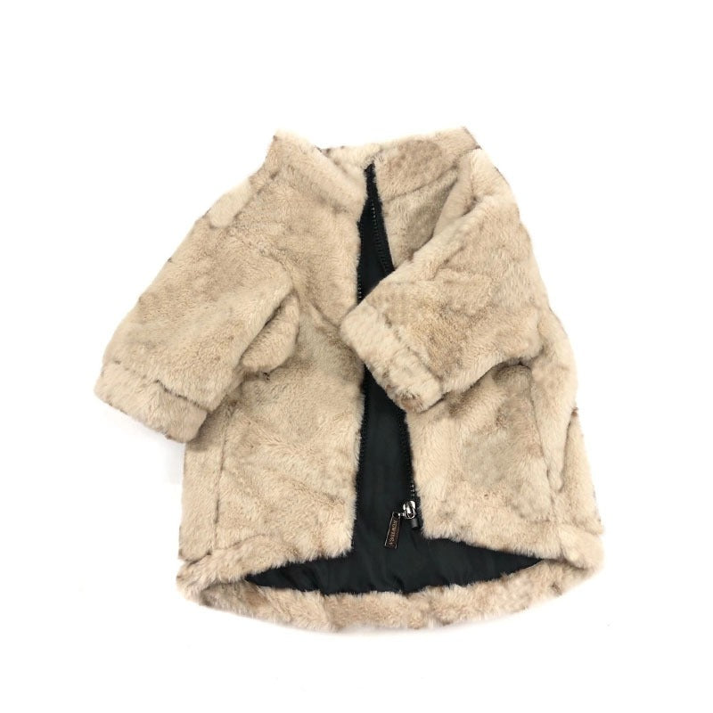 Dog Leopard Print Coat for Spring & Autumn