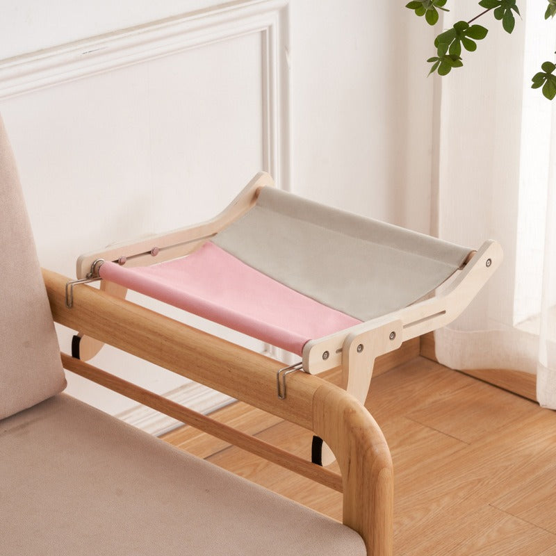 Wooden Cat Bed Hanging Window Perch