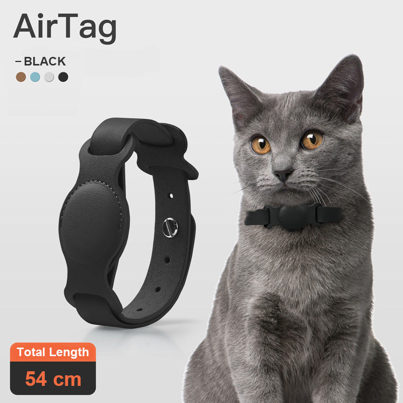 Leather Case for Anti-Lost Pet Collar Chain
