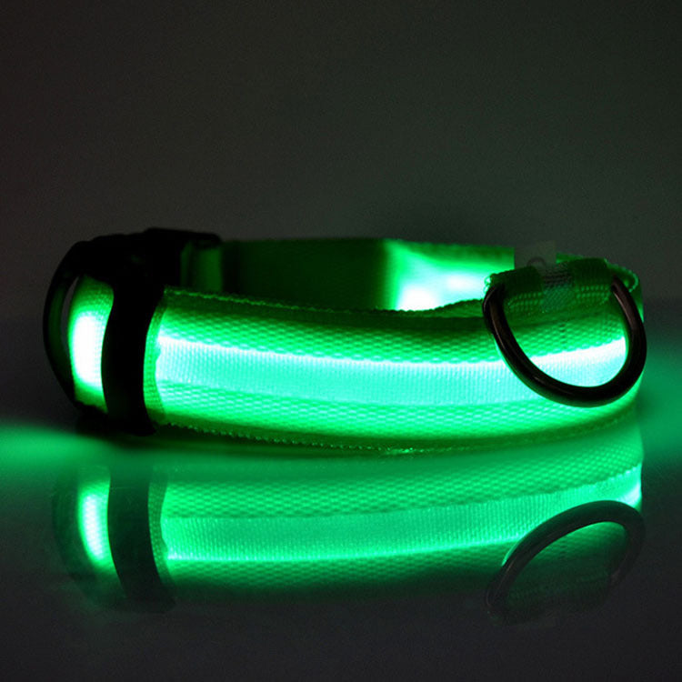 Creative LED Pet Collar for Dogs - Night Safety Light