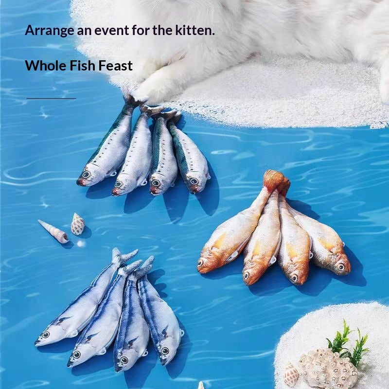 Jumping Swaying Fish Cat Toy