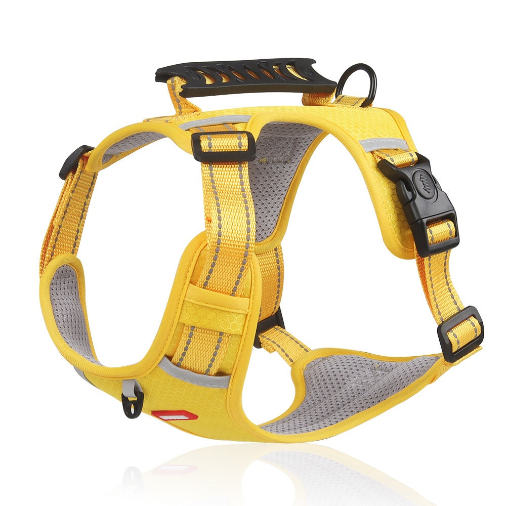 Reflective Vest-Style Pet Hand Holding Rope Harness