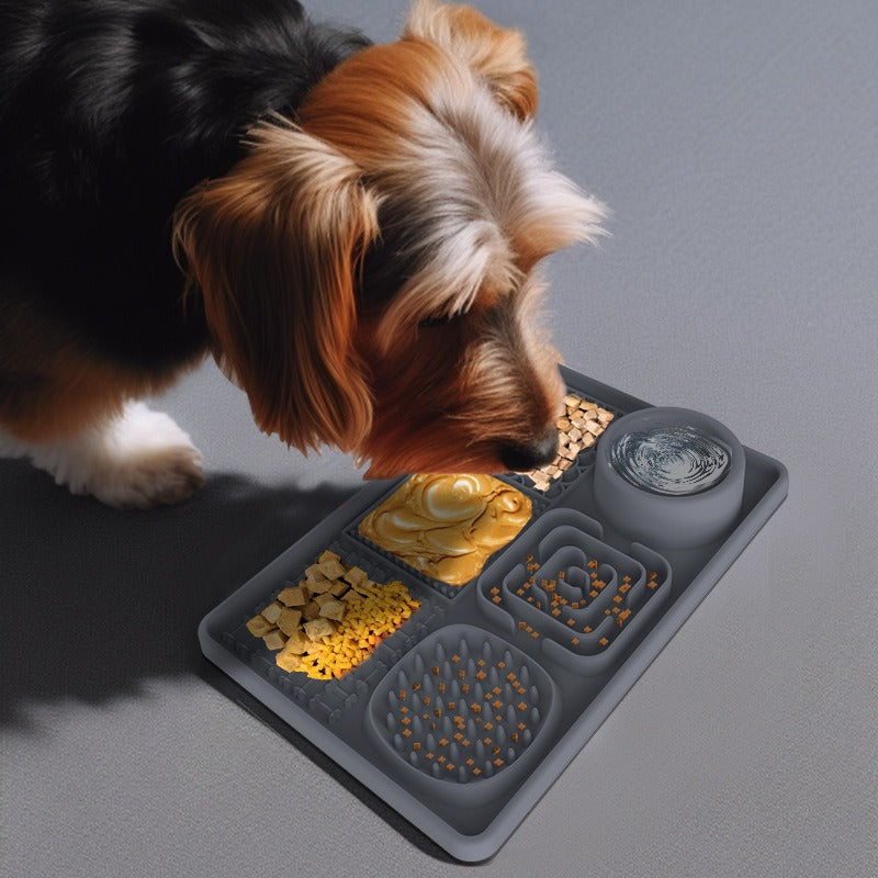 Dog Slow Feeder Lick Mat with Suction