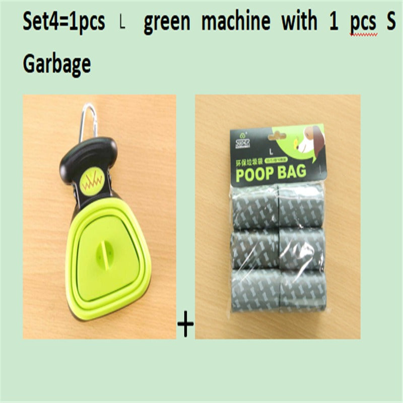 Foldable Dog Pooper Scooper with Bags