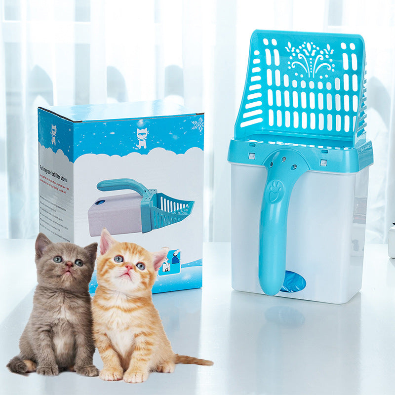 Pet Toilet Picker with Bucket Trash Can Shovel Set