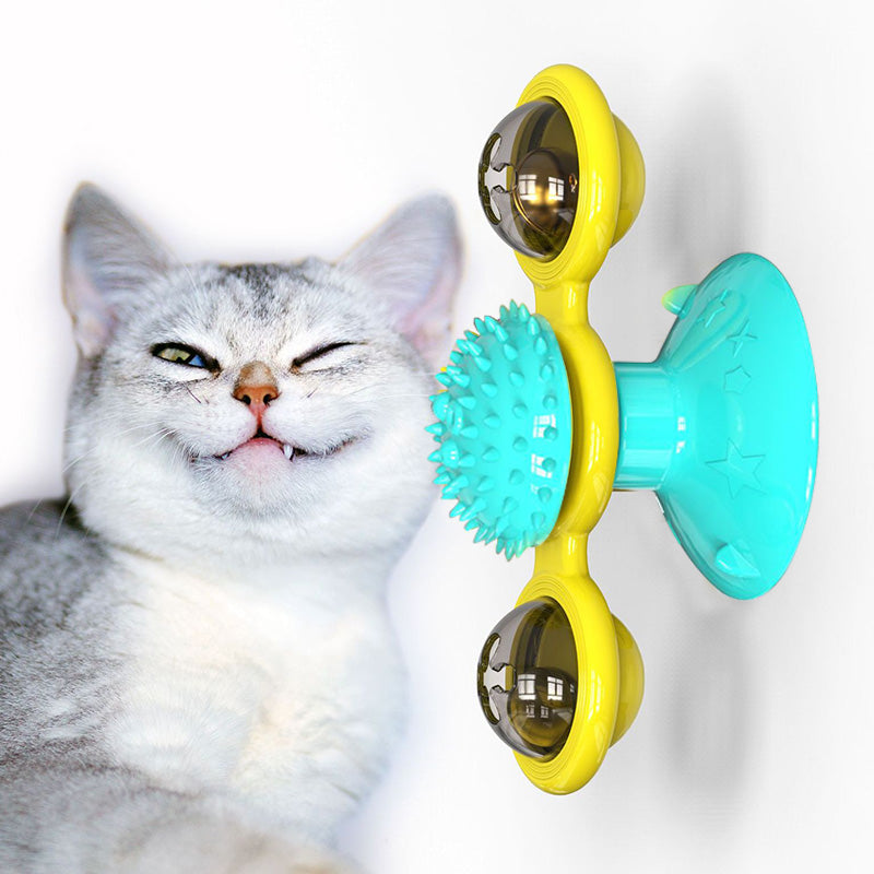 Cat Spinning Wheel and Windmill Toy
