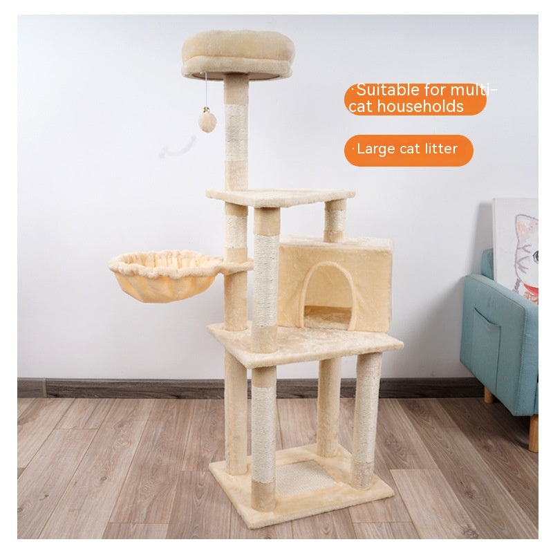 Modern Wooden Cat Tree