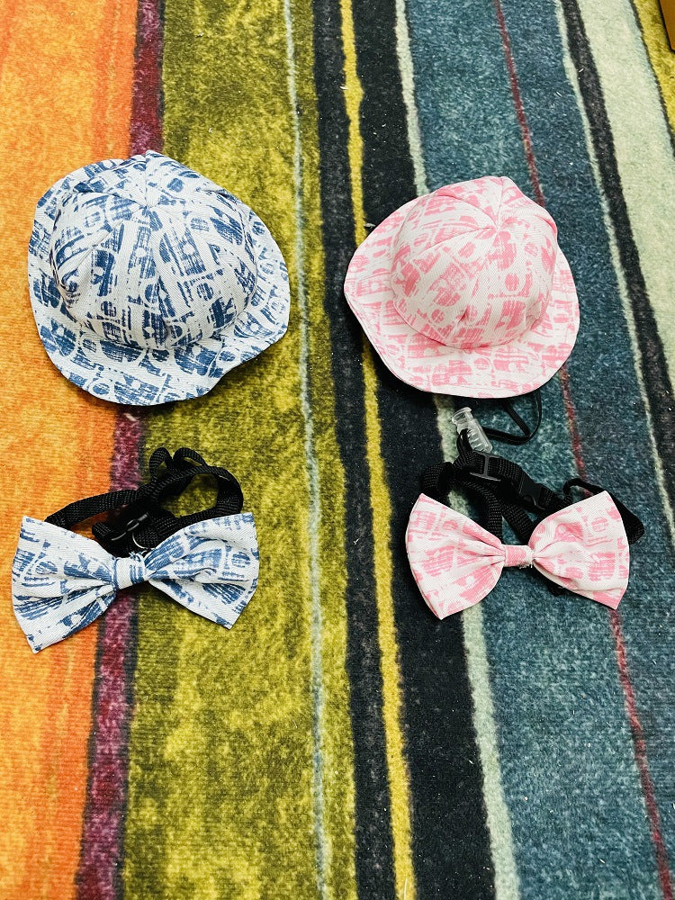 Cute Cowboy Hat Suit for Pet Travel Accessories