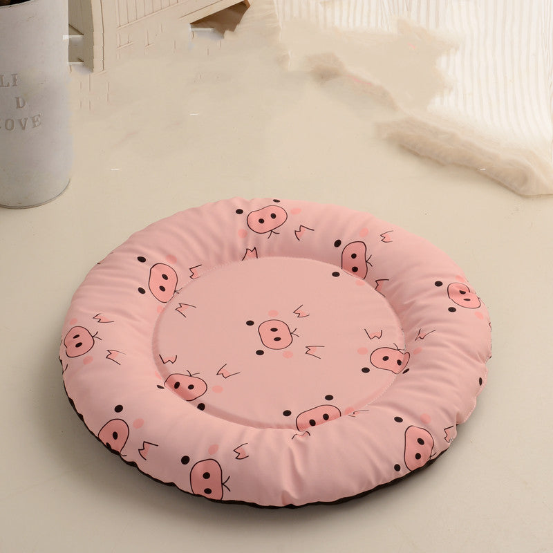 Waterproof Round Dog Mats for All Seasons and Cats
