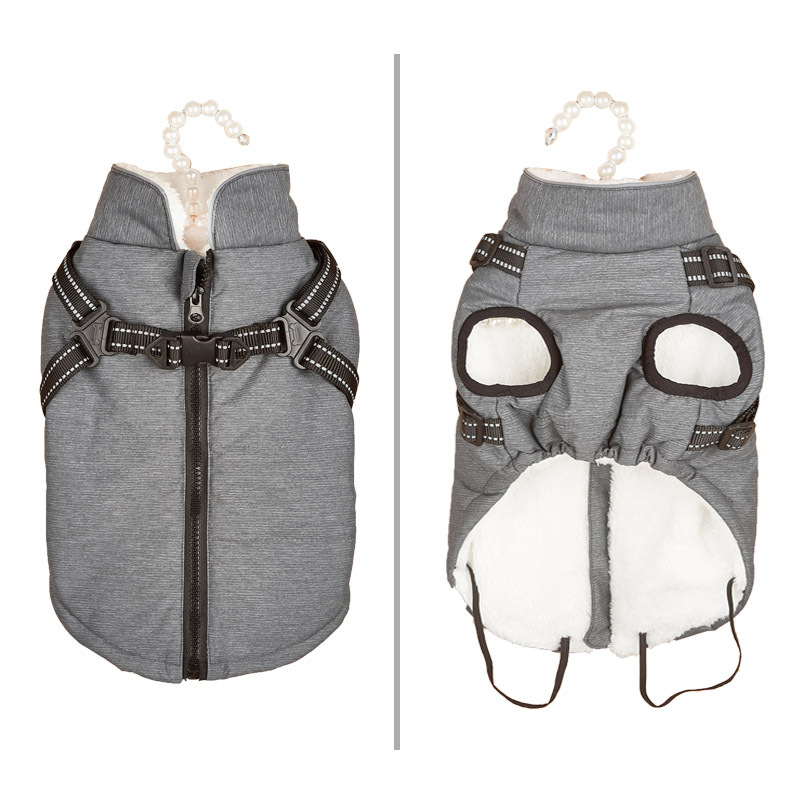 Reflective Cotton Vest for Dogs - Warm and Stylish