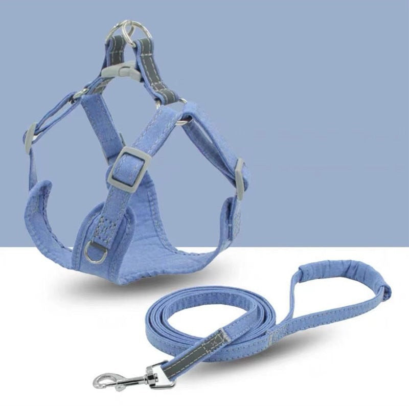 Reflective Dog Harness and Leash Set