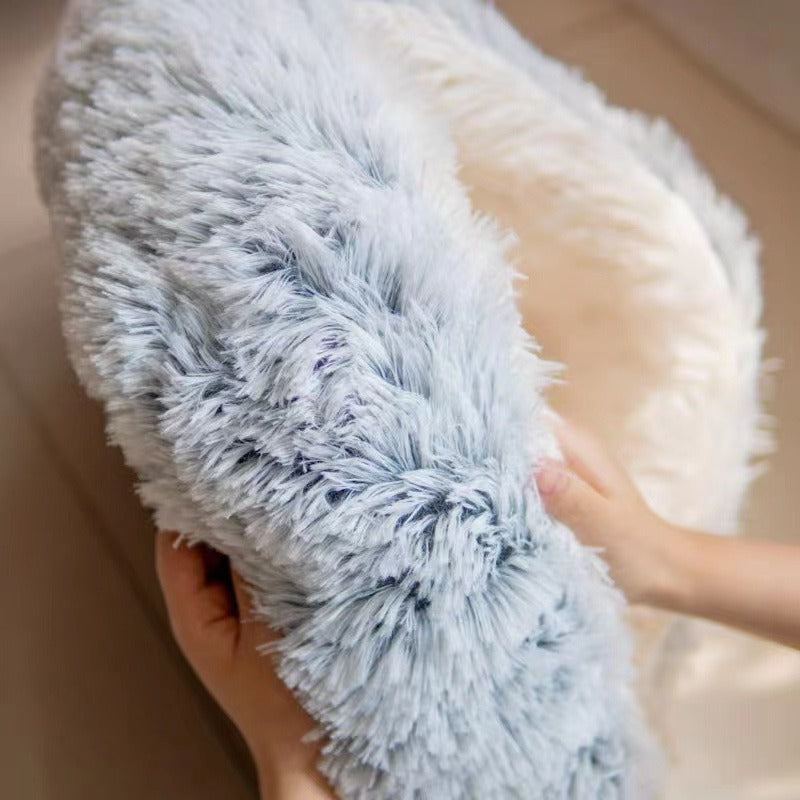 Semi-Closed Cat Bed with Shell Cover for Small Pets