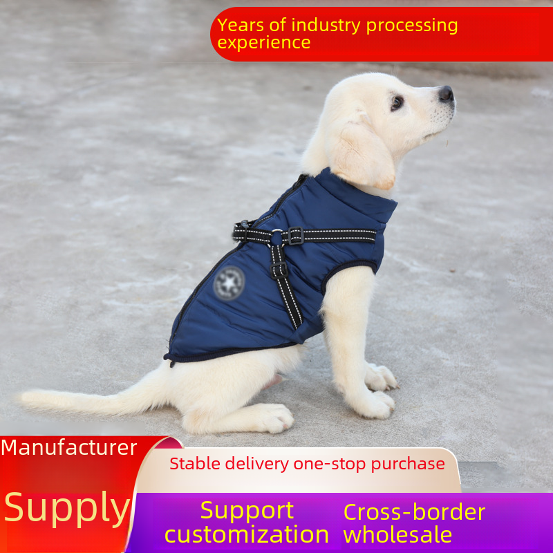 Pet Winter Clothing for Cats and Dogs, Thick Fleece Coat