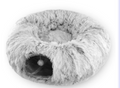 Foldable Plush Winter Cat Tunnel & Nest