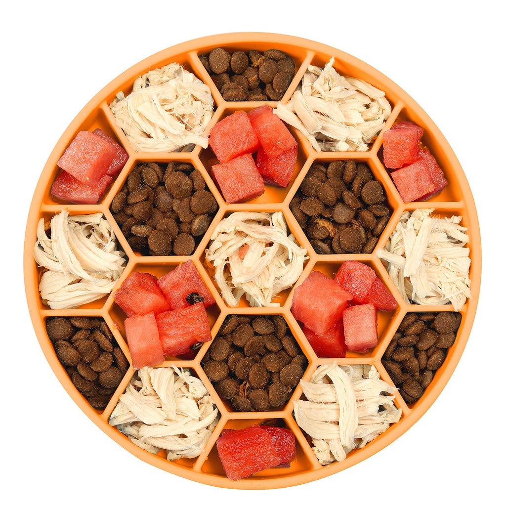 Honeycomb Slow Feeder Pet Bowl