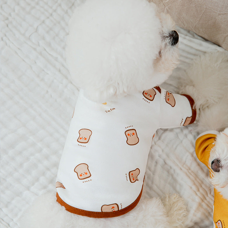 Cartoon Dog Home Clothes - Thin Bottoming Shirt