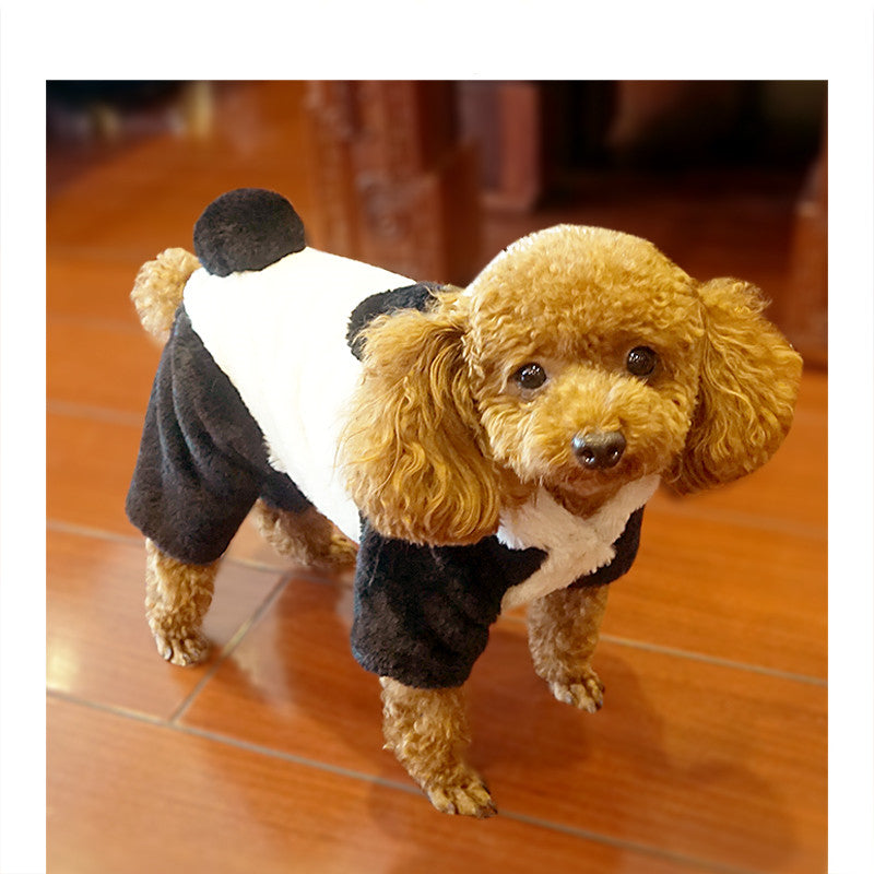 Warm Panda and Dog Onesie for Pets