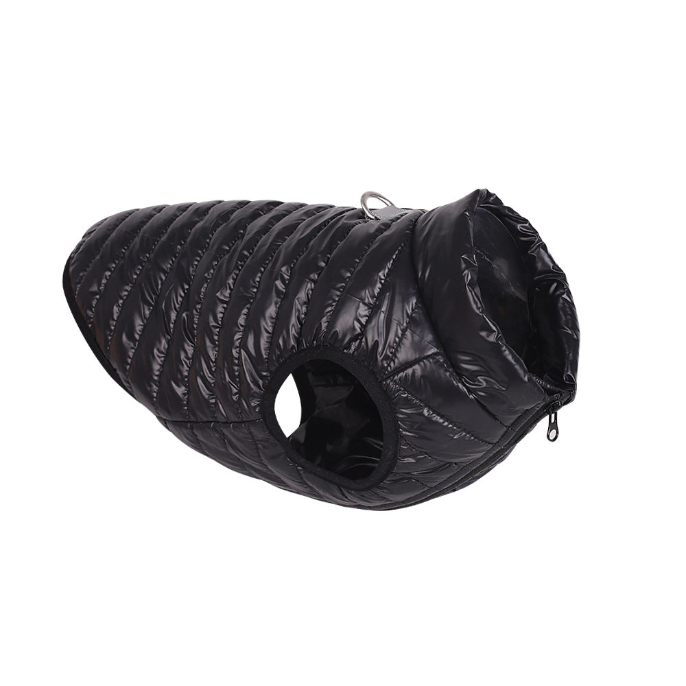 Autumn Winter Nylon Zipper Jacket for Dogs