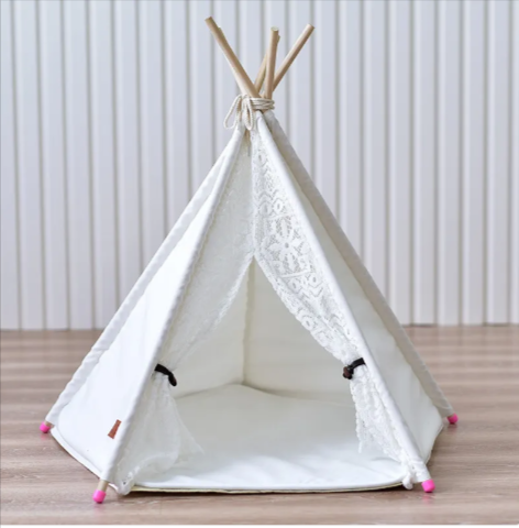 Cozy Tent-Style Cat Bed