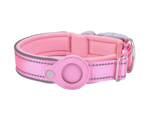 AirTag-Compatible Reflective Pet Collar