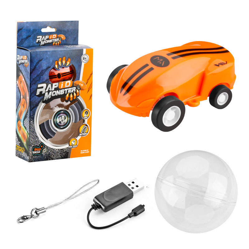 High-Speed Laser Car Mini Toy with 360° Stunt Rotation