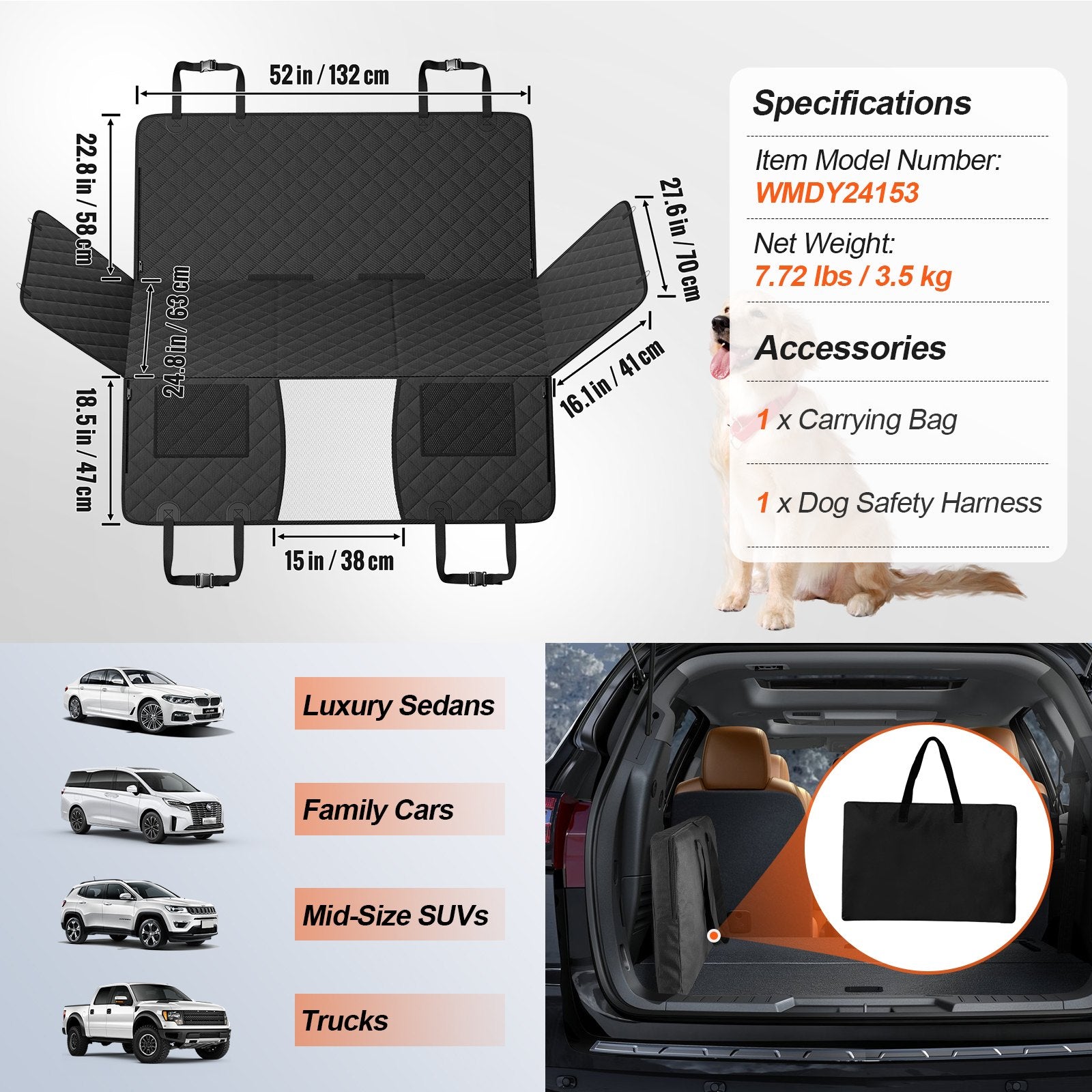 Dog Car Seat Cover