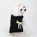 Princess Dog Coat with Bow and Fur Collar for Pets