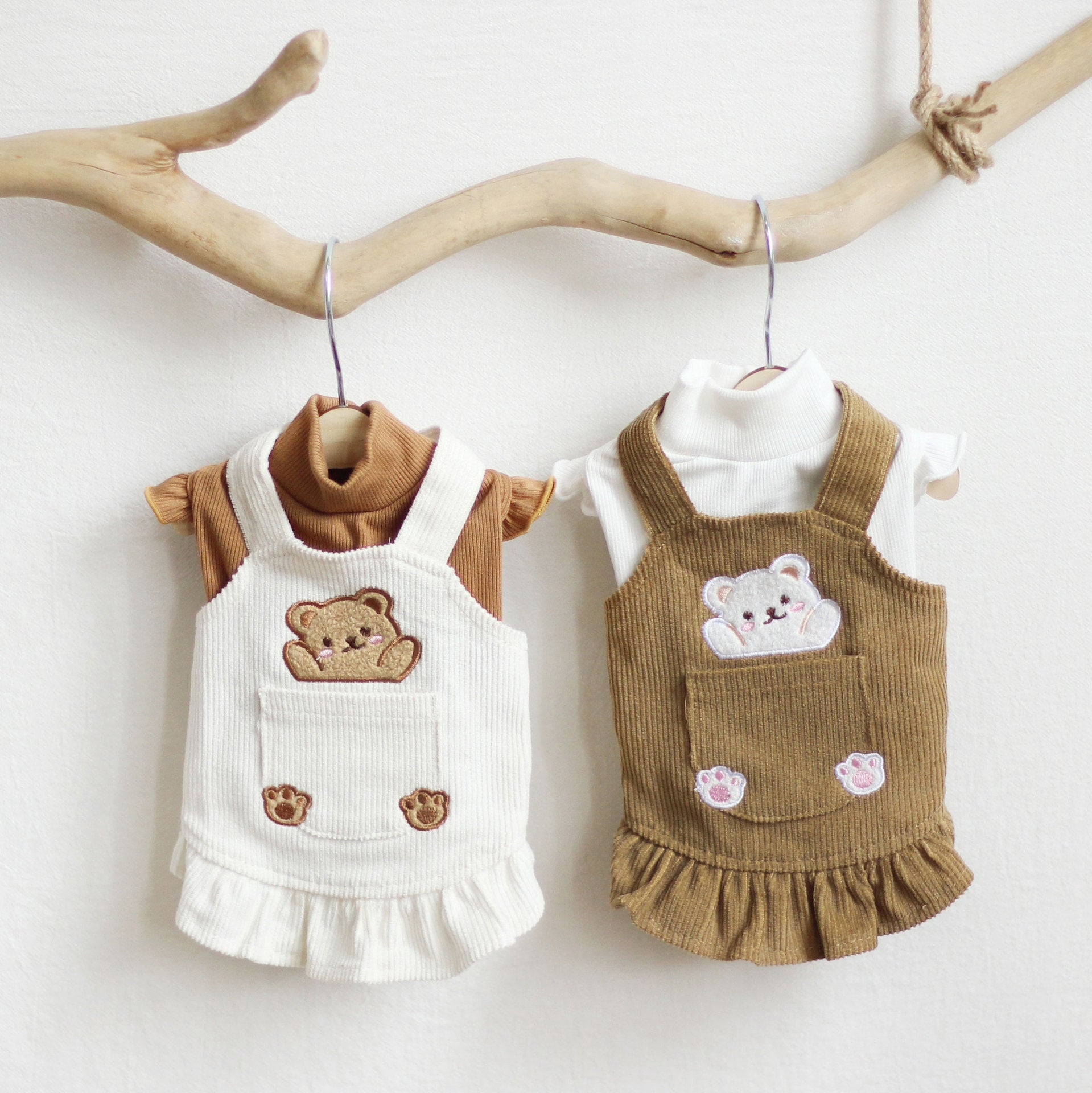 Cartoon Dress Suspender Skirt for Small Dogs