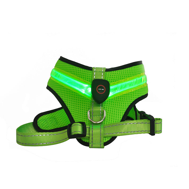 LED Dog Vest Harness with USB Charging