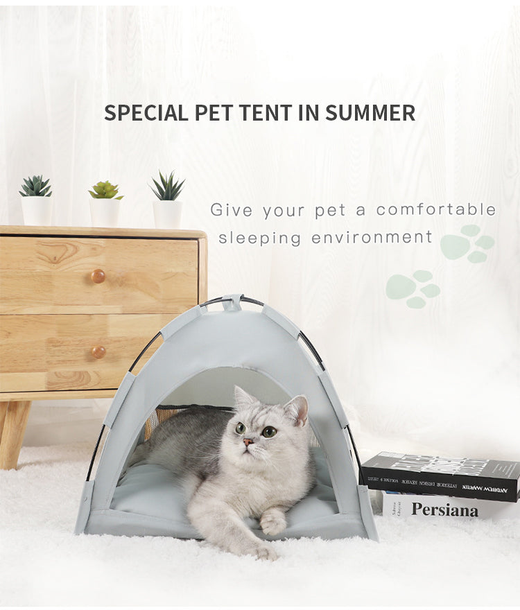Cat Tent Cooling Pet Bed