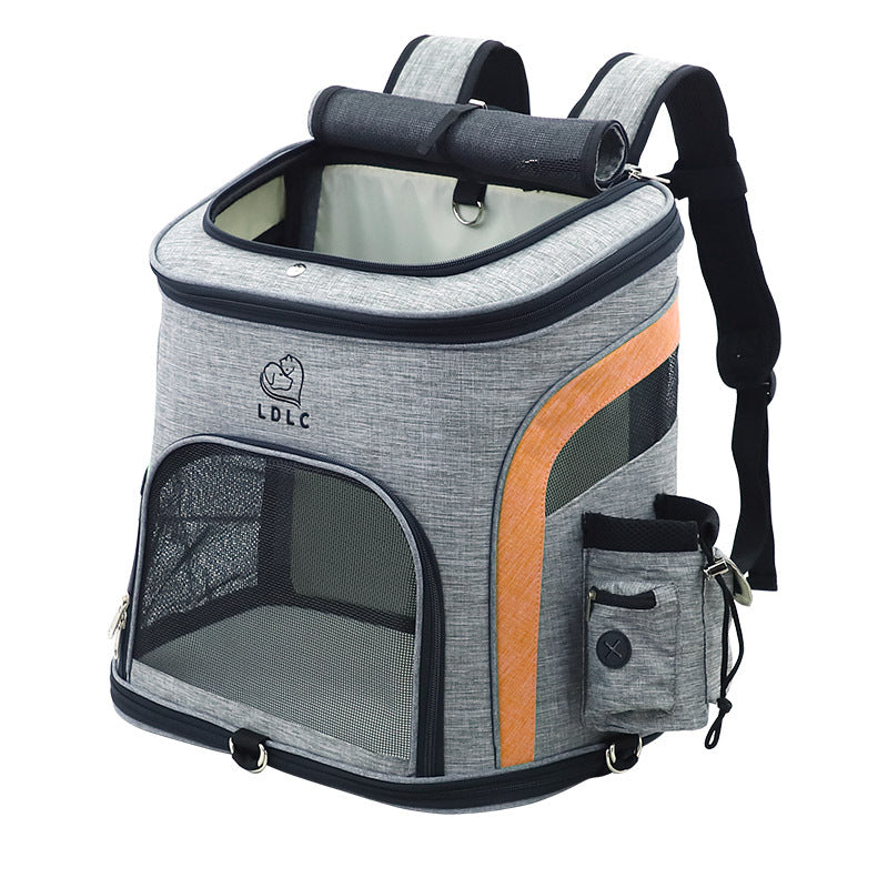 Portable Oxford Cloth Pet Backpack for Cats and Dogs