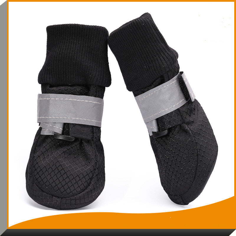 Waterproof Warm Dog Shoes for Spring and Autumn