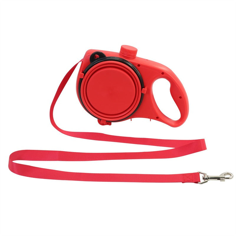 Pet Leash with Water Bottle for Cats and Dogs