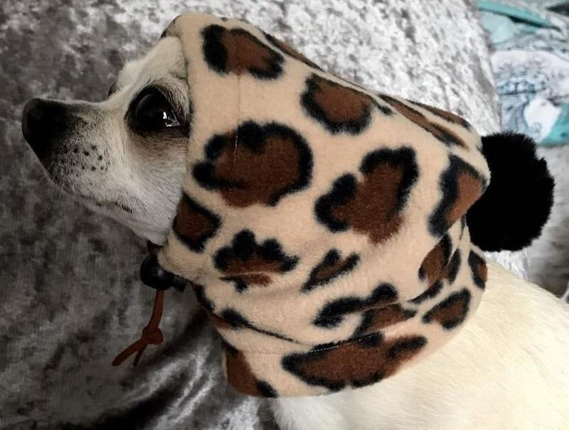 Pet Hat with Warm Drawstring Adjustment Cap