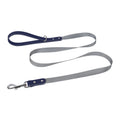 Leather Dog Chest Harness Vest with Nylon Leash Set
