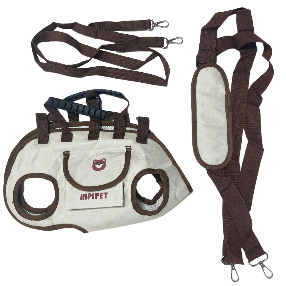 3-Piece Outdoor Dog Backpack Set with Leash & Harness