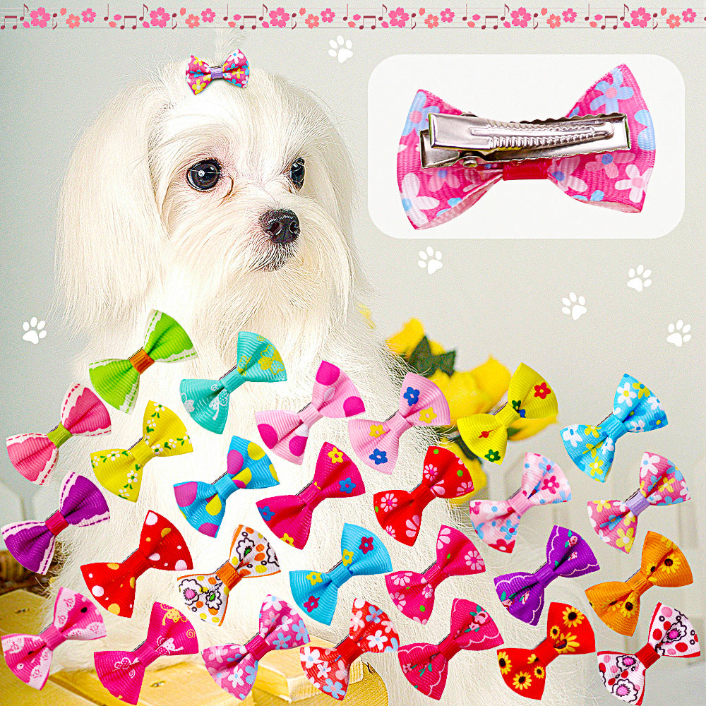 Pet Bow Hair Clips for Dogs/Cats